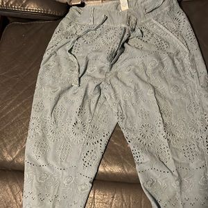 Green pants summer like